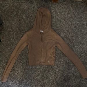 Hollister zip up sweater hoodie
